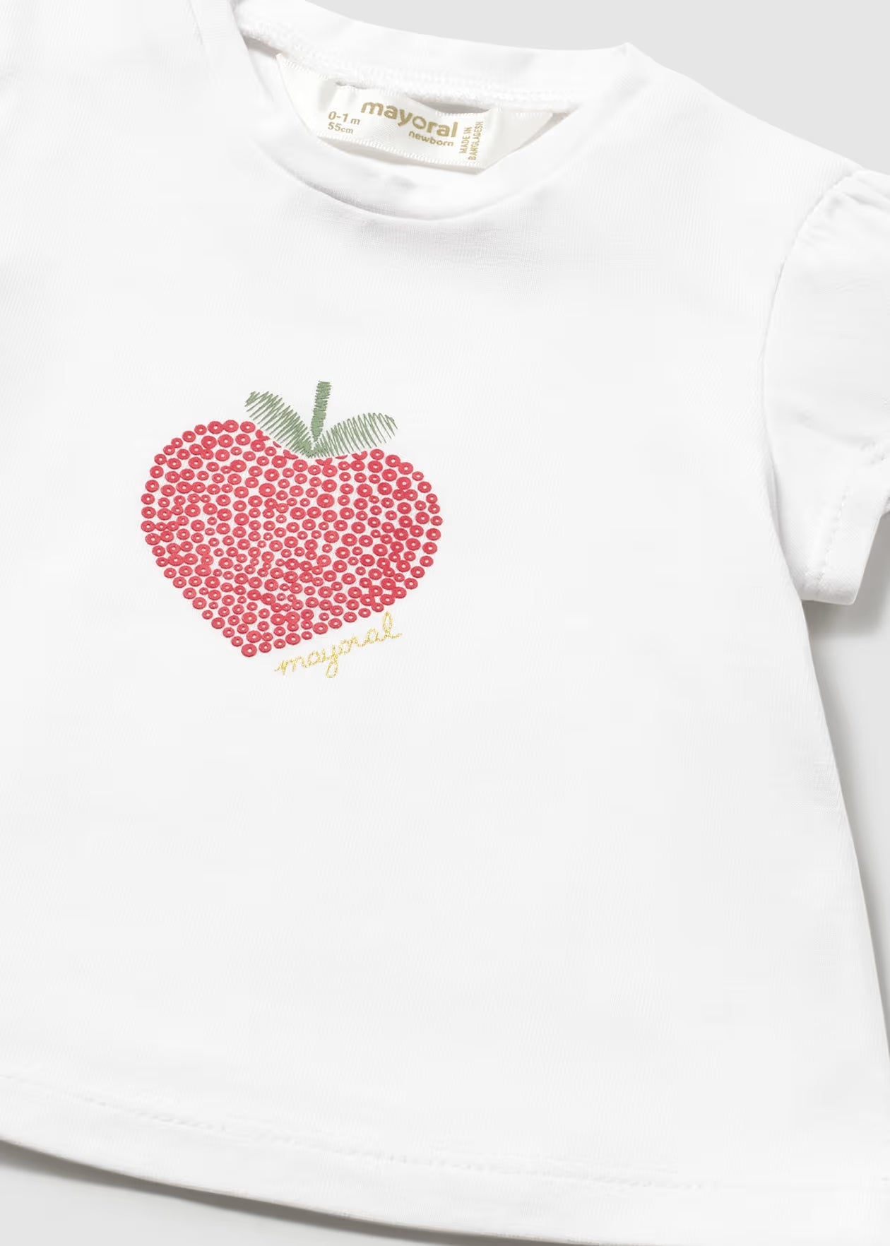 Camisola serigrafia recém nascida